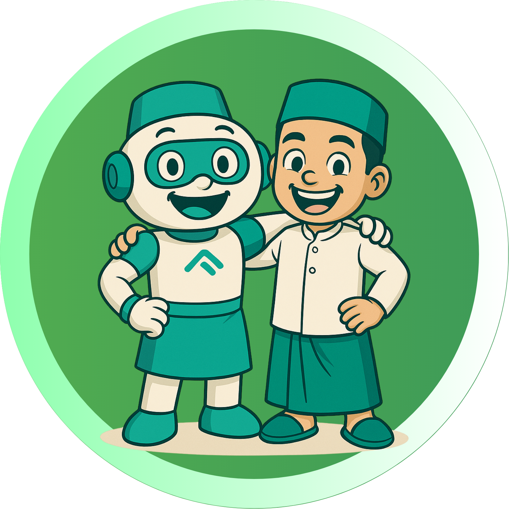 Maskot Amallan dan Santri